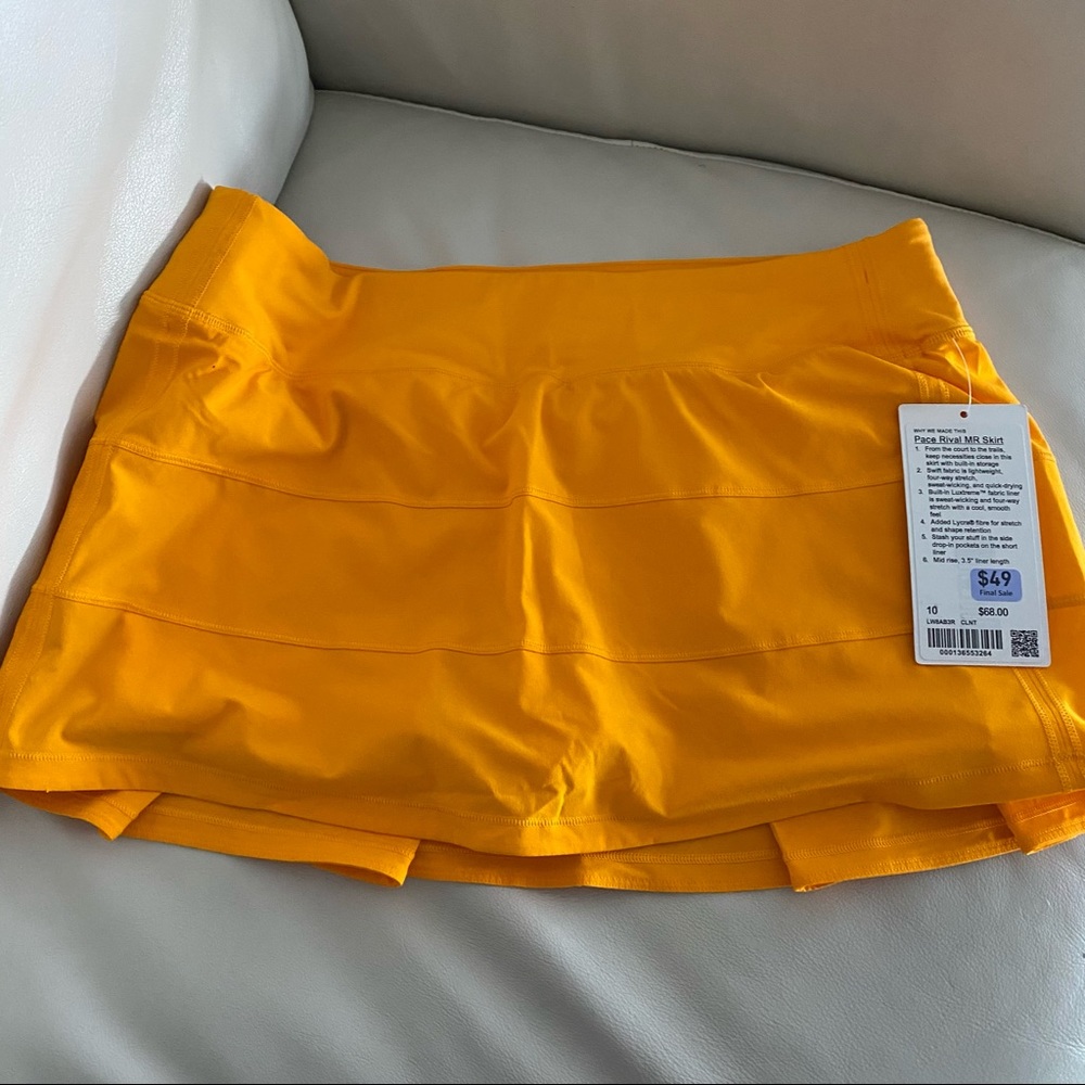 Pace rival skirt Regular length NWT sz10